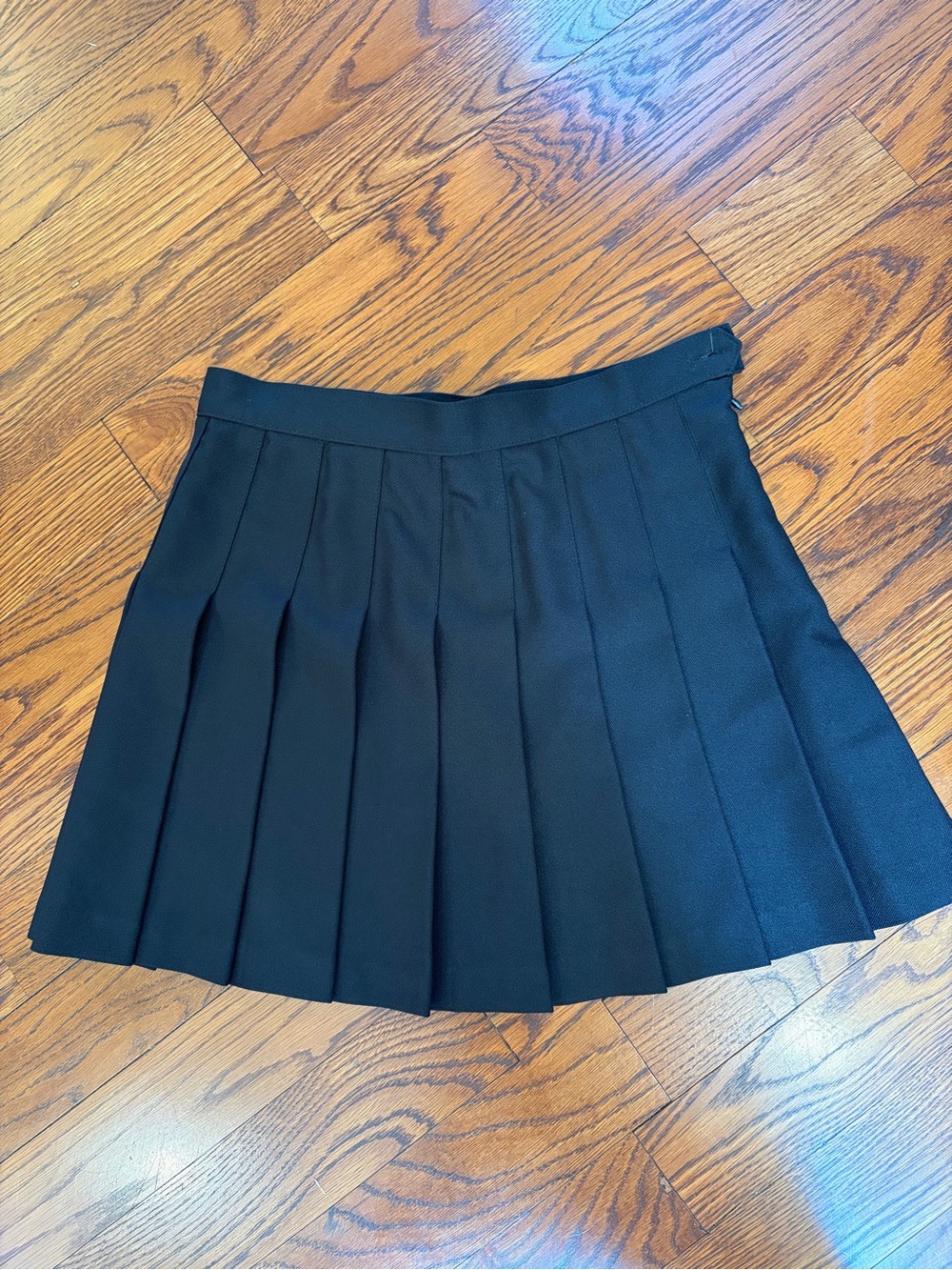 Los Angeles Apparel Black Pleated Tennis Skirt